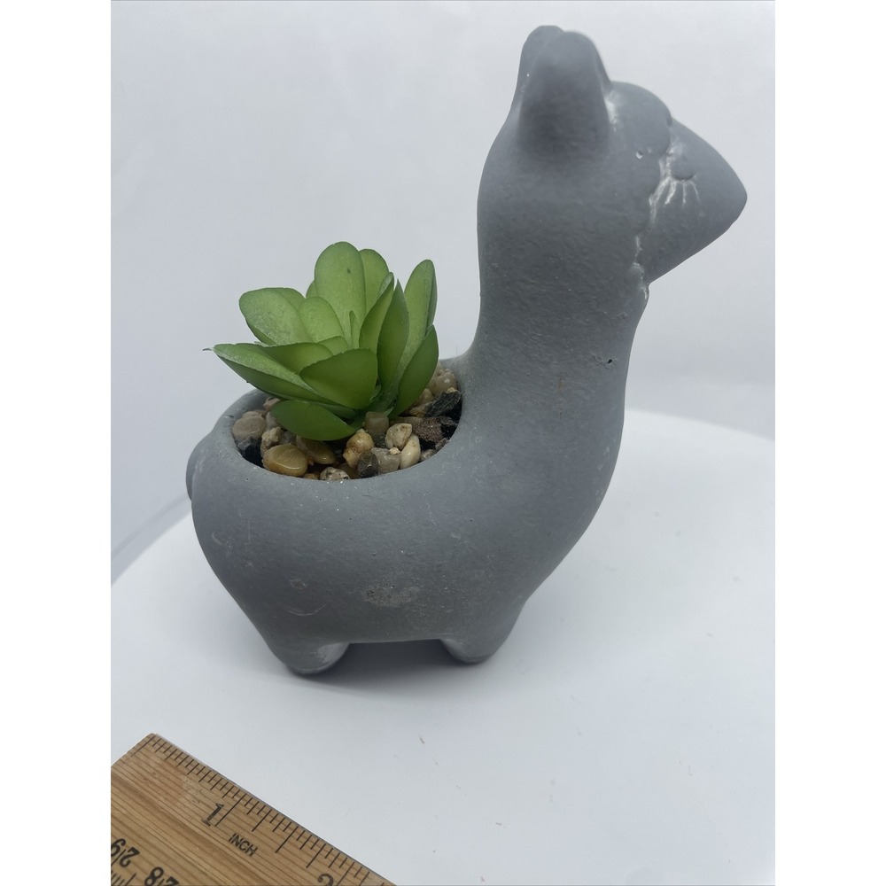 Llama Shape cute bonsai planter suitable for home garden office desktop decor - Picture 2 of 14